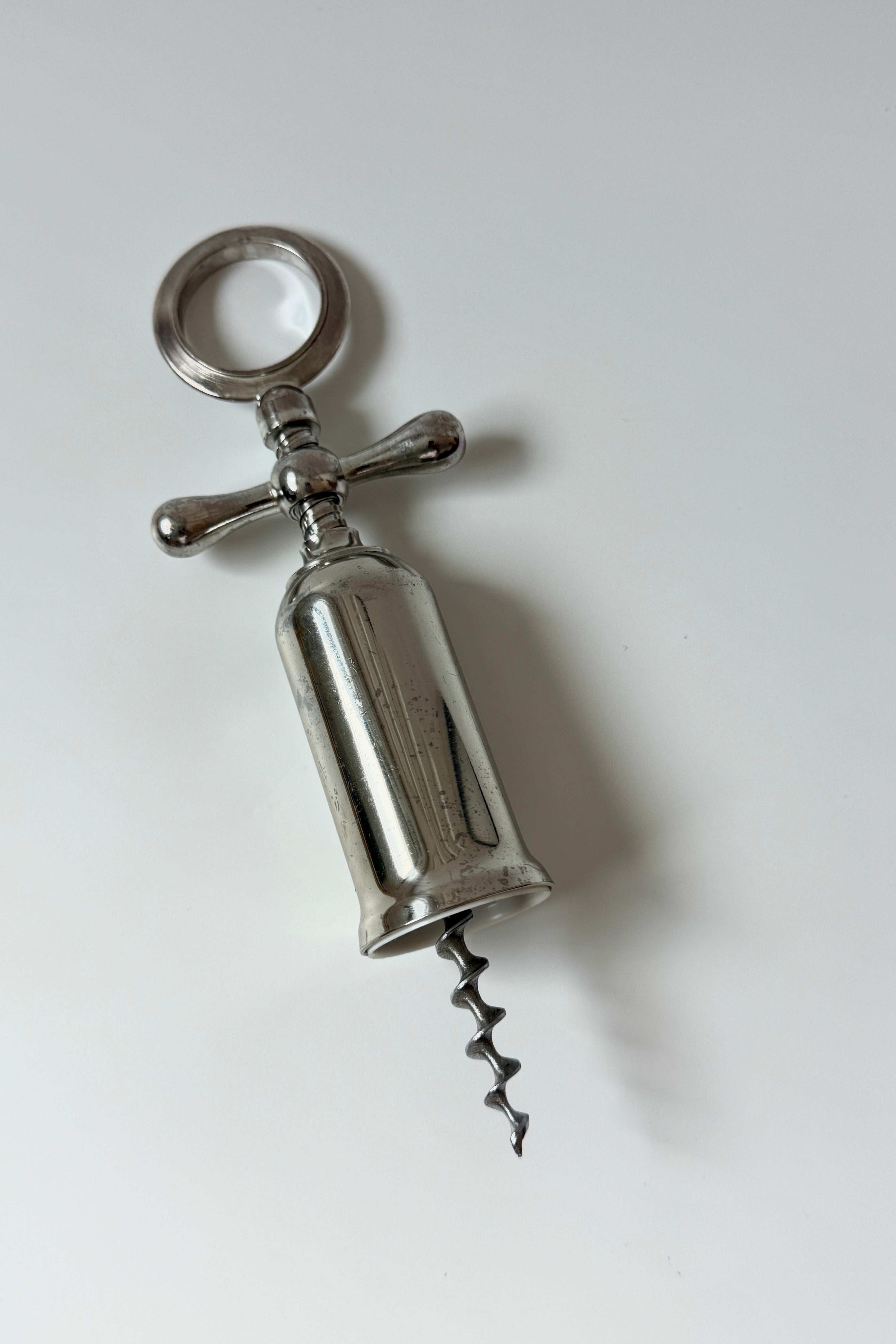.014 Vintage Silverplate Corskscrew