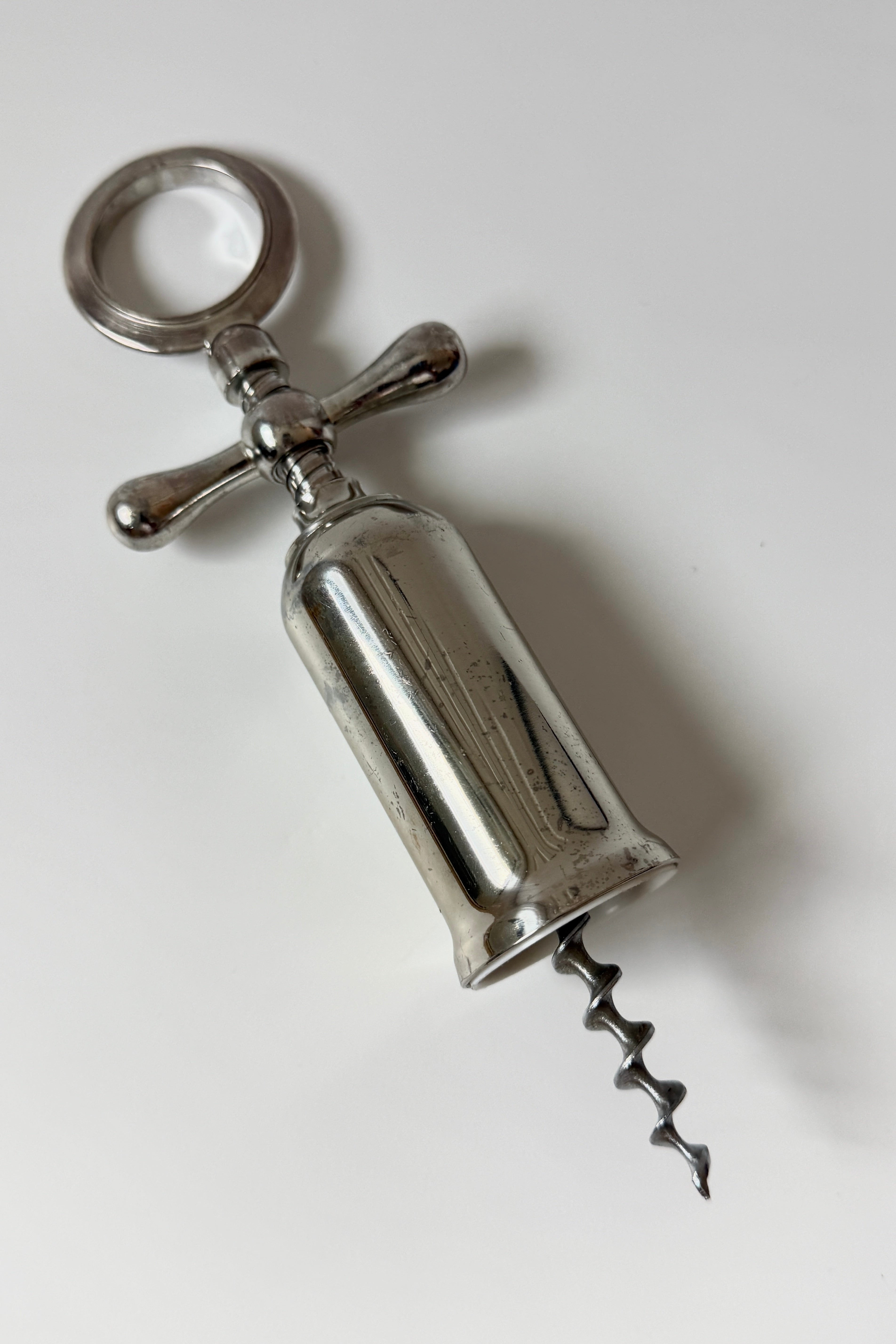 .014 Vintage Silverplate Corskscrew