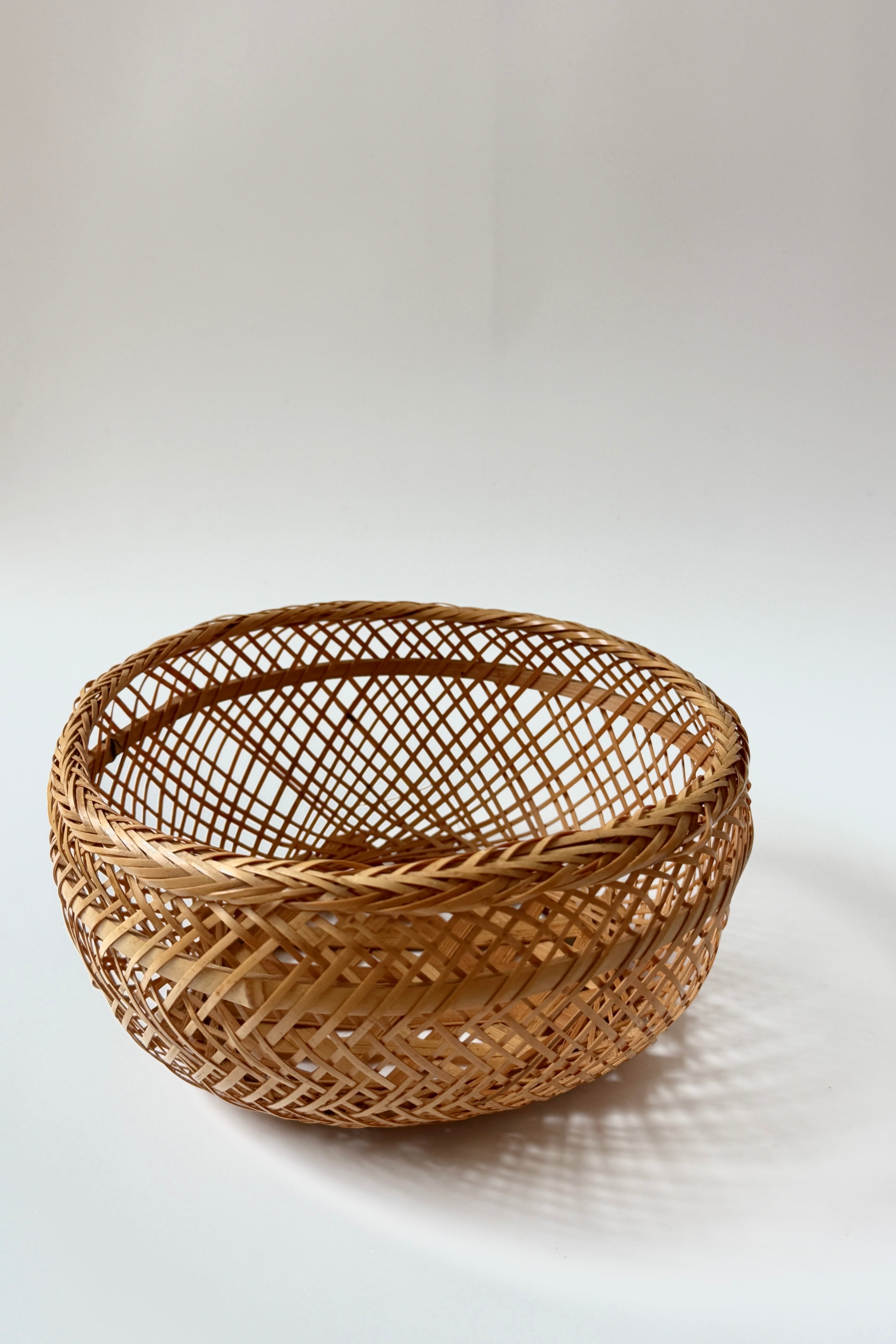.010 Antique Japan Wicker Basket