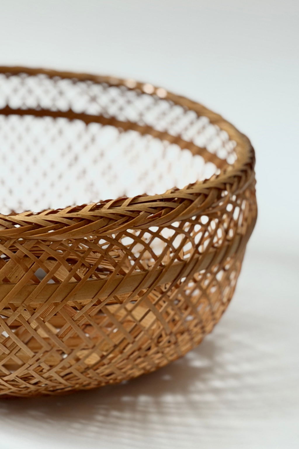 .010 Antique Japan Wicker Basket