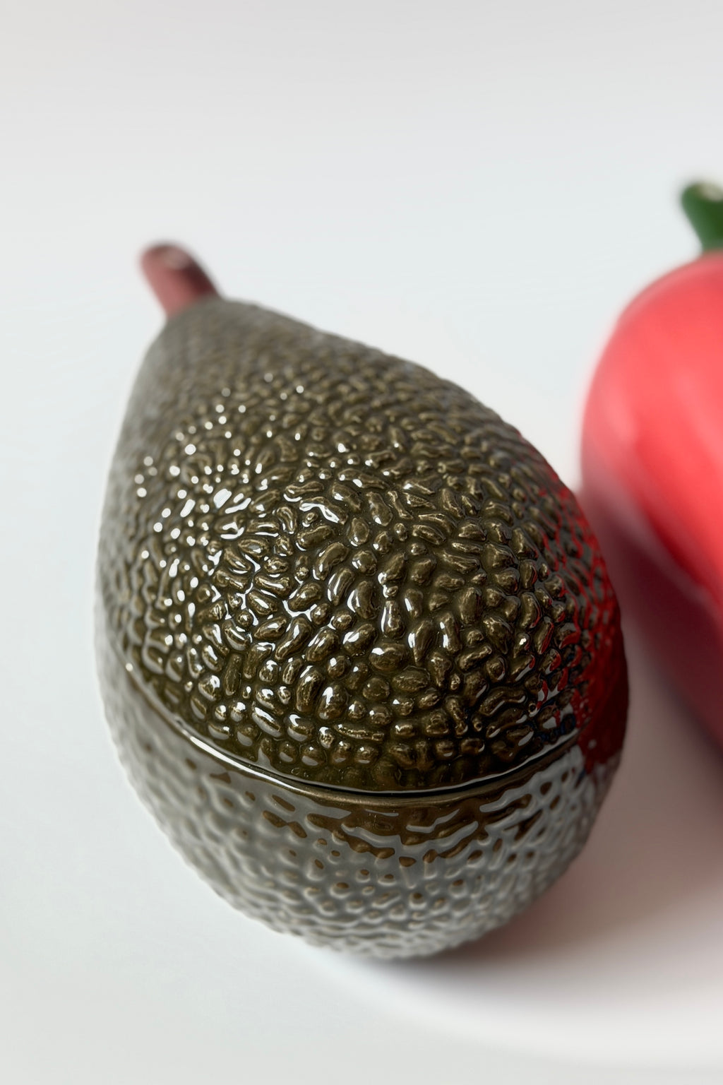 .016 Vintage Ceramic Avocado + Pepper Serving bowls