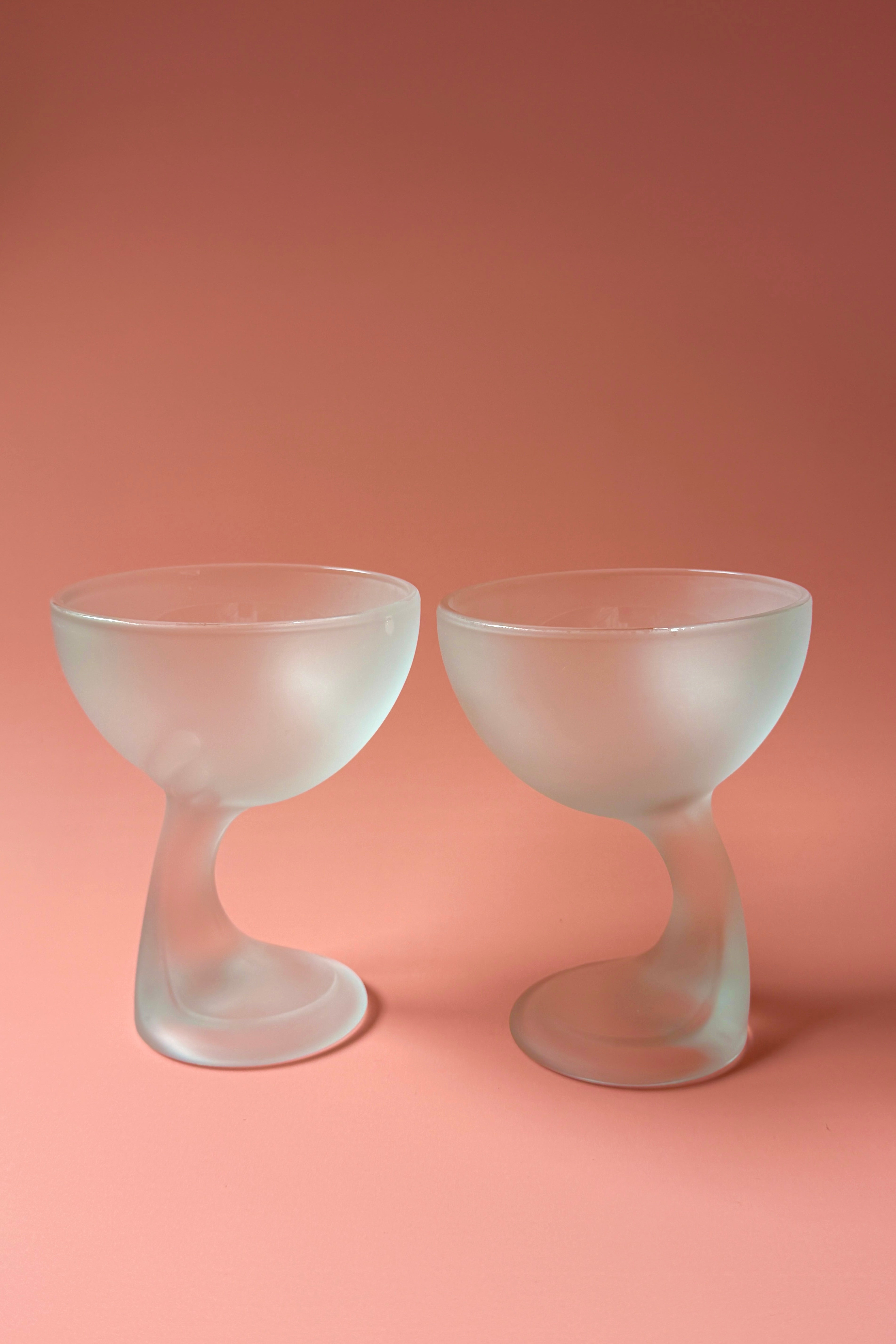 .009 Vintage Bormioli Rocco Jerba Dessert Bowl Set